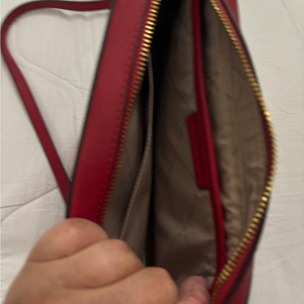 Michael Kors red purse - Picture 2 of 3